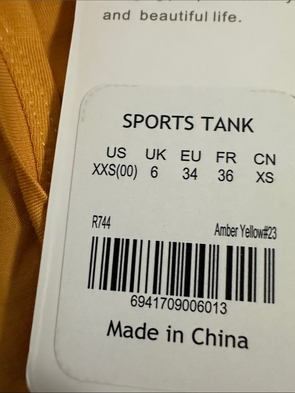 Pima Cotton Racerback Tank - Picture 5 of 5